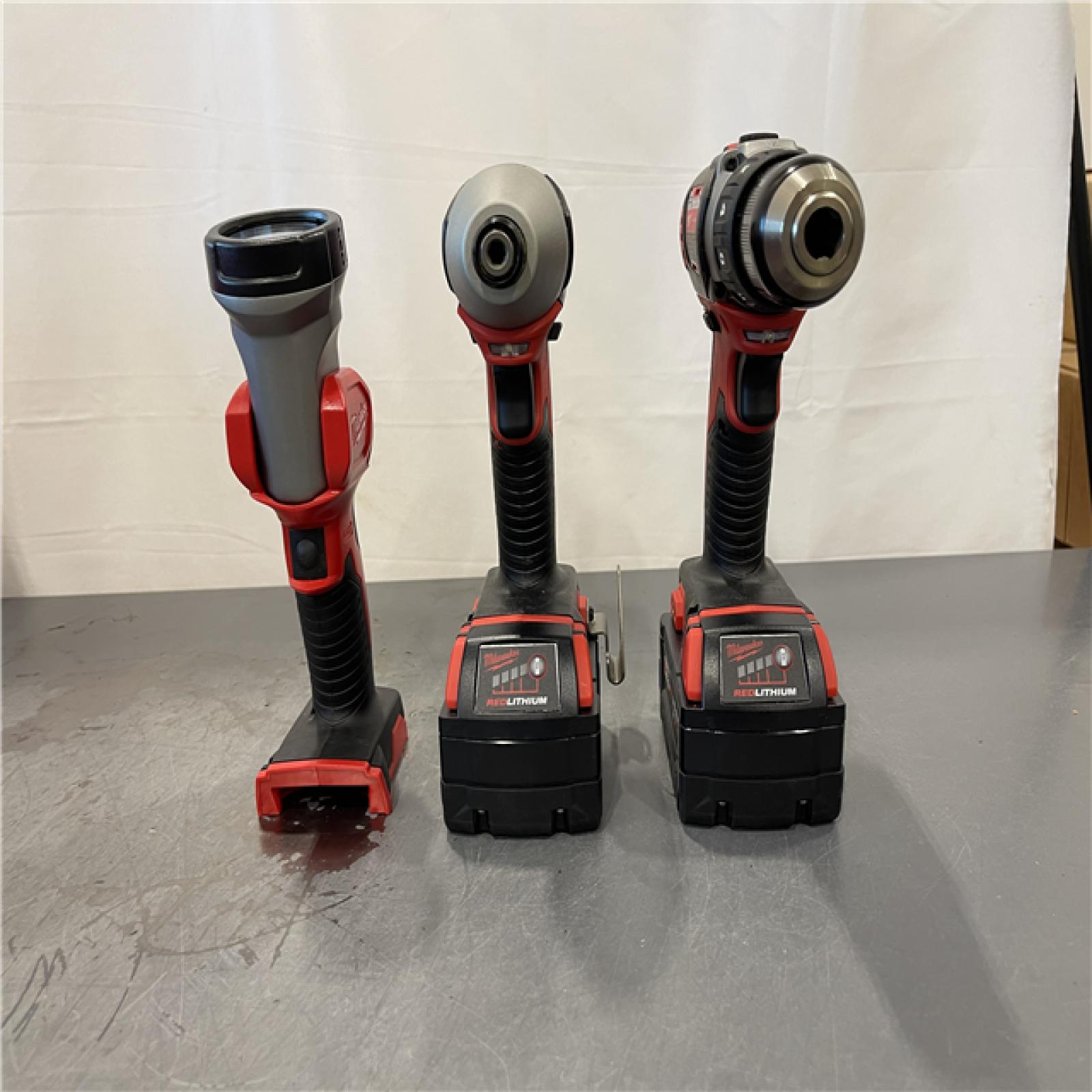 AS-IS - Milwaukee M18 18-Volt Lithium-Ion Cordless Combo Kit 7-Tool Kit