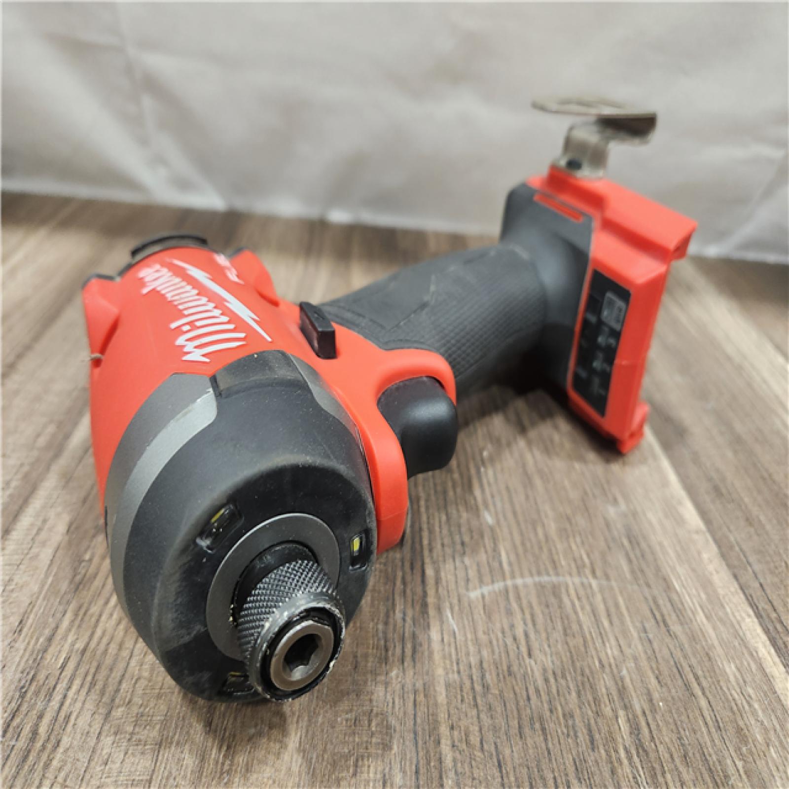 AS-IS- Milwaukee 18V Lithium-Ion Brushless Cordless 1/4 Hex Impact Driver (Tool-Only)