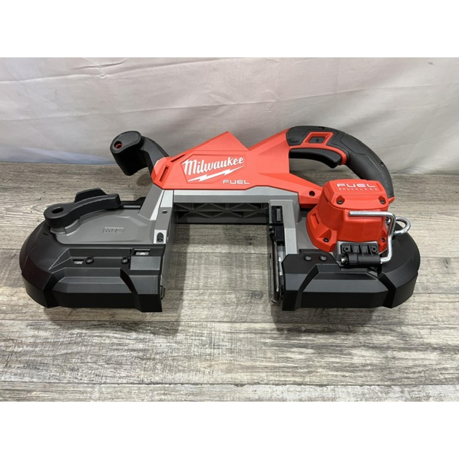 AS-IS Milwaukee FUEL 18V Lithium-Ion Brushless Cordless Deep Cut Band Saw (Tool-Only)