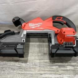 AS-IS Milwaukee FUEL 18V Lithium-Ion Brushless Cordless Deep Cut Band Saw (Tool-Only)