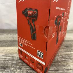 NEW - Milwaukee 12V Lithium-Ion Cordless 1/4 in. Hex Screwdriver Kit