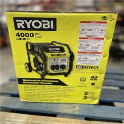 DALLAS LOCATION- NEW! RYOBI 4000 WATT GAS GENERATOR WITH CO DETECT