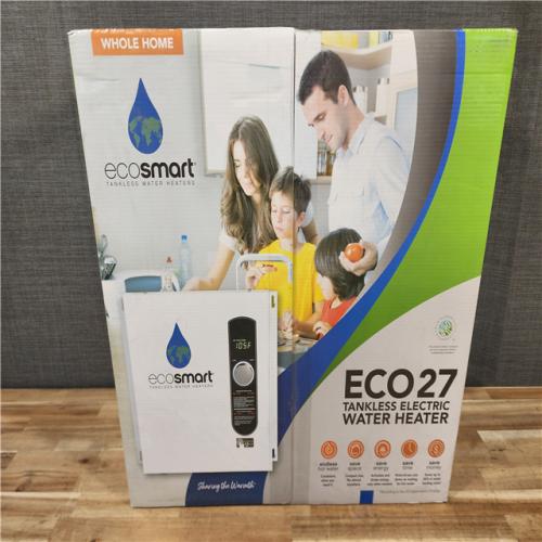 HOUSTON LOCATION - AS-IS (NEW) ECO27 TANKLESS ELECTRIC WATER HEATER