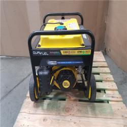 CALIFORNIA AS-IS CHAMPION DUAL FUEL PORTABLE GENERATOR