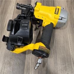 AS-IS DEWALT 1-3/4 in. 15 Degree Pneumatic Coil Roofing Nailer