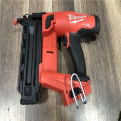 AS-IS Milwaukee  FUEL 18-Volt Lithium-Ion Brushless Cordless Gen II 18-Gauge Brad Nailer (Tool-Only)
