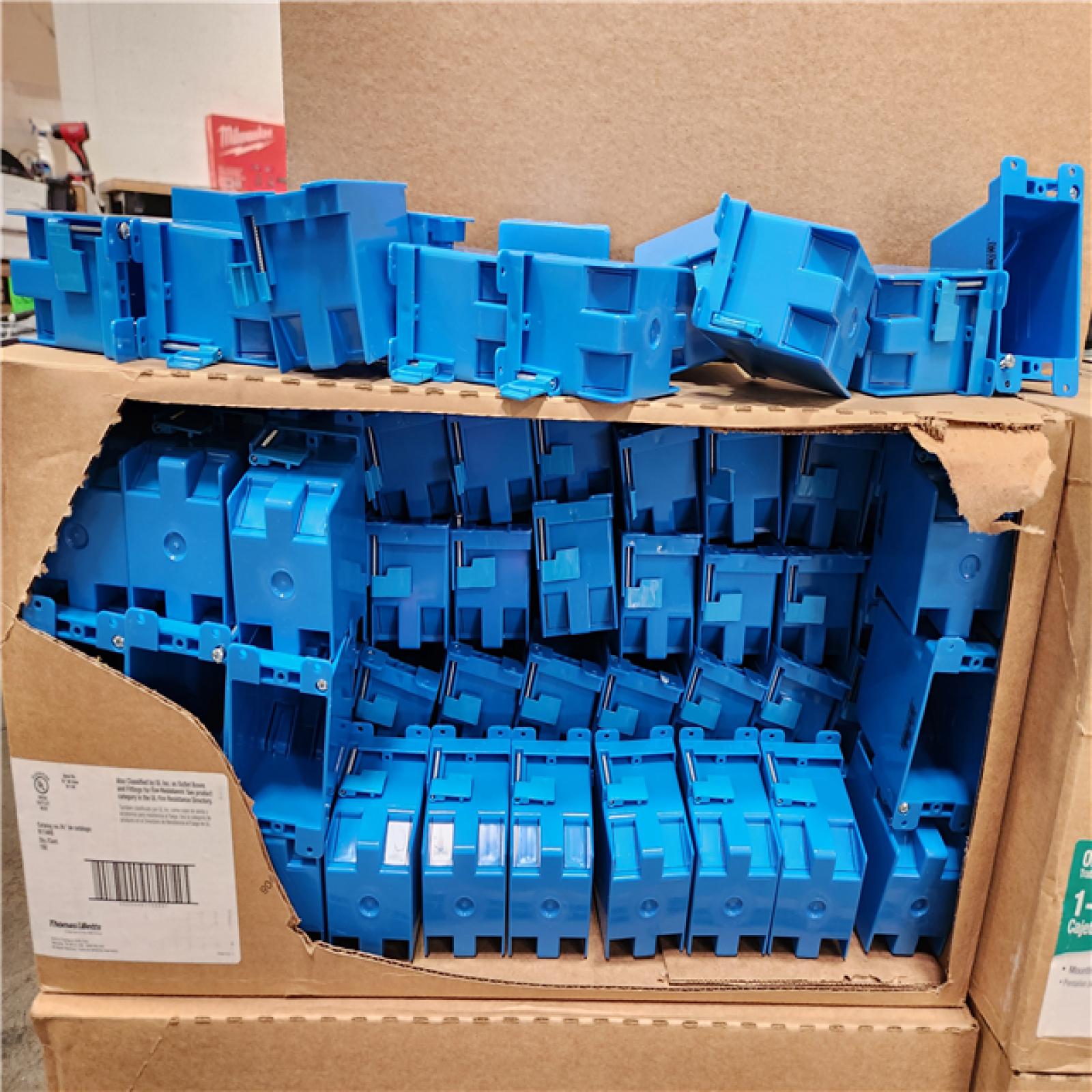 Phoenix Location Mixed pallet with Carlon 1-Gang 14 cu. in. PVC Old Work Electrical Switch and Outlet Boxes