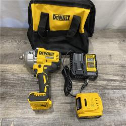 AS-IS DEWALT 20V MAX Lithium-Ion Cordless 1/2 in. Impact Wrench Kit