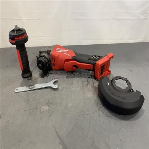 AS-IS - Milwaukee M18 FUEL 18V Lithium-Ion Brushless Cordless 4-1/2 in./5 in. Grinder w/Paddle Switch