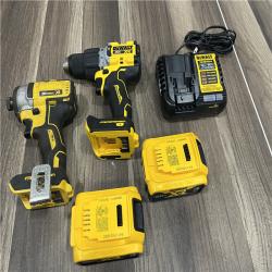 GOOD DEWALT 20V MAX XR Hammer Drill and ATOMIC Impact Driver 2 Tool Cordless Combo Kit with (2) 4.0Ah Batteries, Charger, and Bag