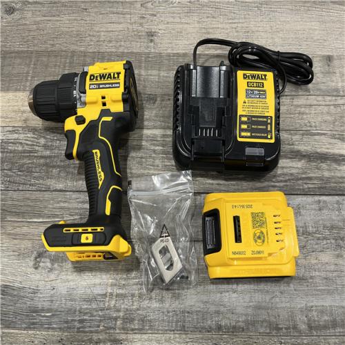 AS-IS DEWALT Atomic 20V Lithium-Ion Cordless Compact 1/2 in. Drill/Driver Kit