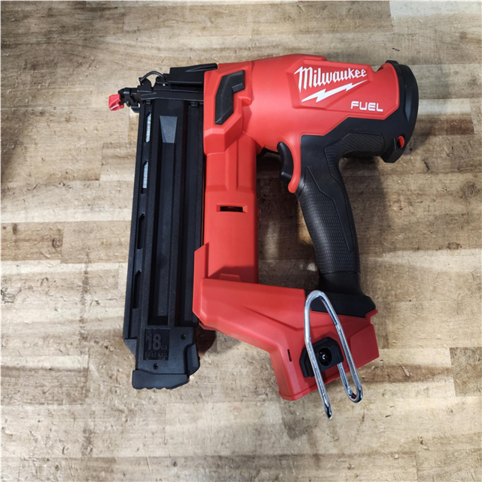 Houston Location AS-IS Milwaukee FUEL 18-Volt Lithium-Ion Brushless Cordless Gen II 18-Gauge Brad Nailer (Tool-Only)