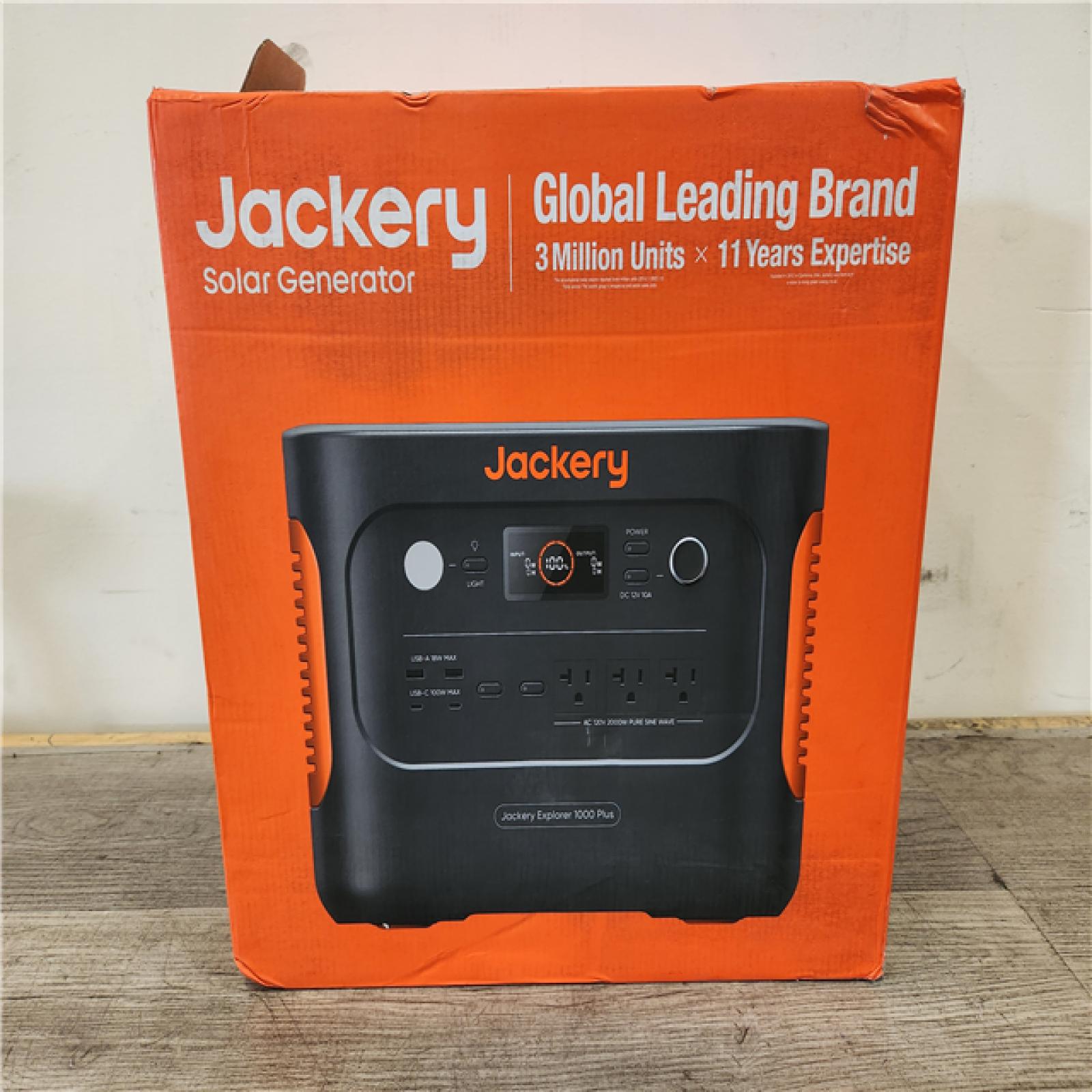 Phoenix Location NEW Jackery Solar Generator Explorer 1000 Plus 1264.64Wh/2000W Model No. JE-1000C