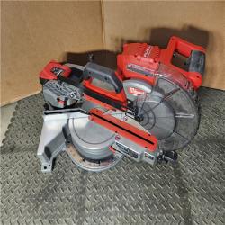 HOUSTON LOCATION - AS-IS Milwaukee M18 FUEL Brushless Cordless 10 in. Dual Bevel Sliding Compound Miter Saw (Tool-Only)