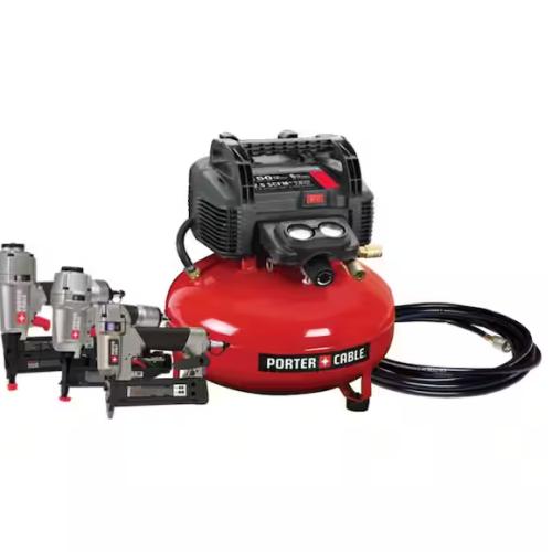 NEW! - Porter Cable 3-Tool and Compressor Combo Kit