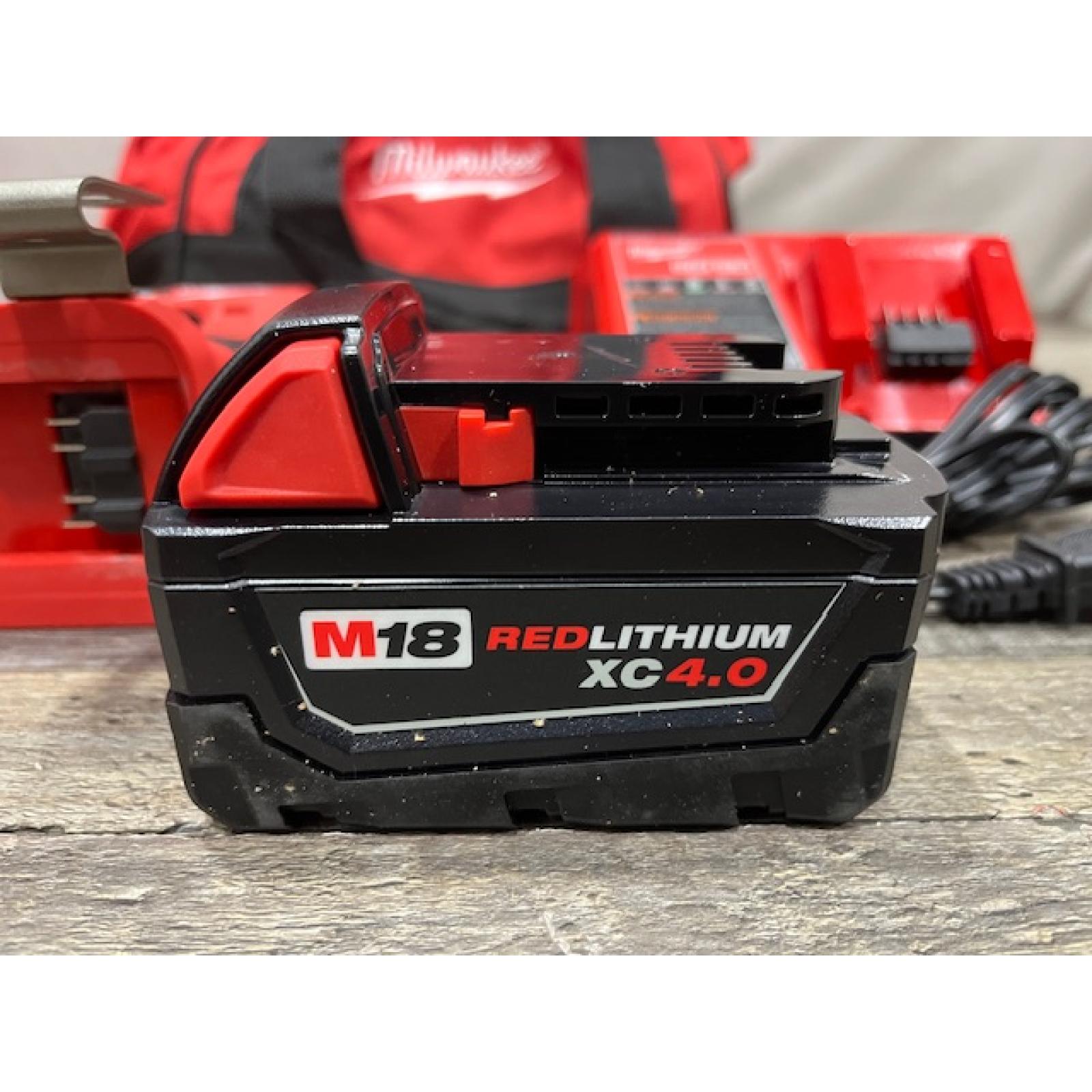AS-IS Milwaukee 18V Lithium-Ion Brushless Cordless 1/2 in. Compact Hammer Drill/Driver Kit