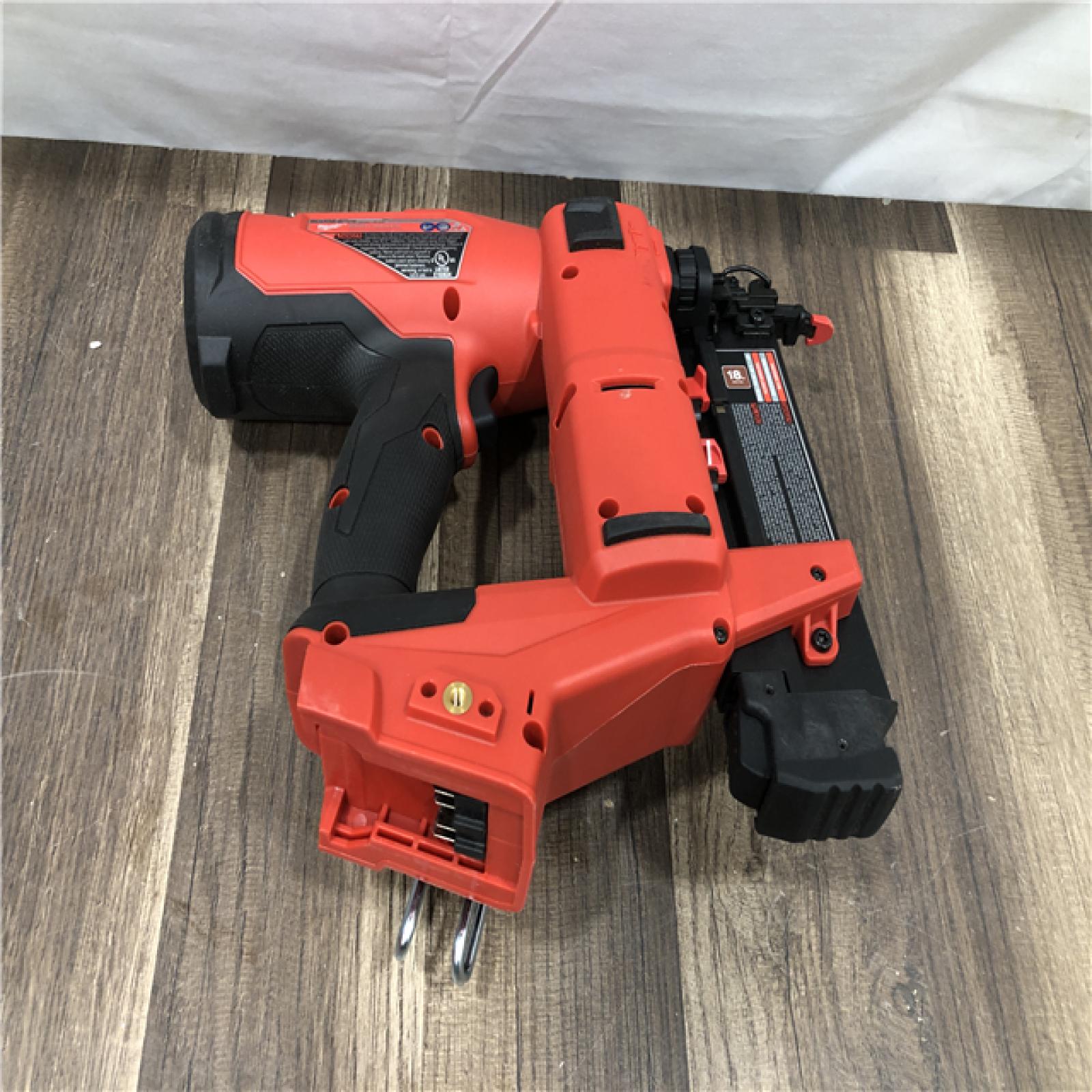 AS-IS Milwaukee FUEL 18-Volt Lithium-Ion Brushless Cordless Gen II 18-Gauge Brad Nailer (Tool-Only)