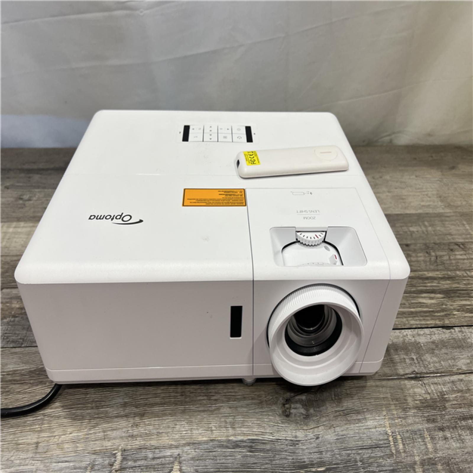 AS-IS Optoma UHZ50 Smart True 4K UHD Laser Projector 3000 Lum - 46Hrs - Dead Pixel