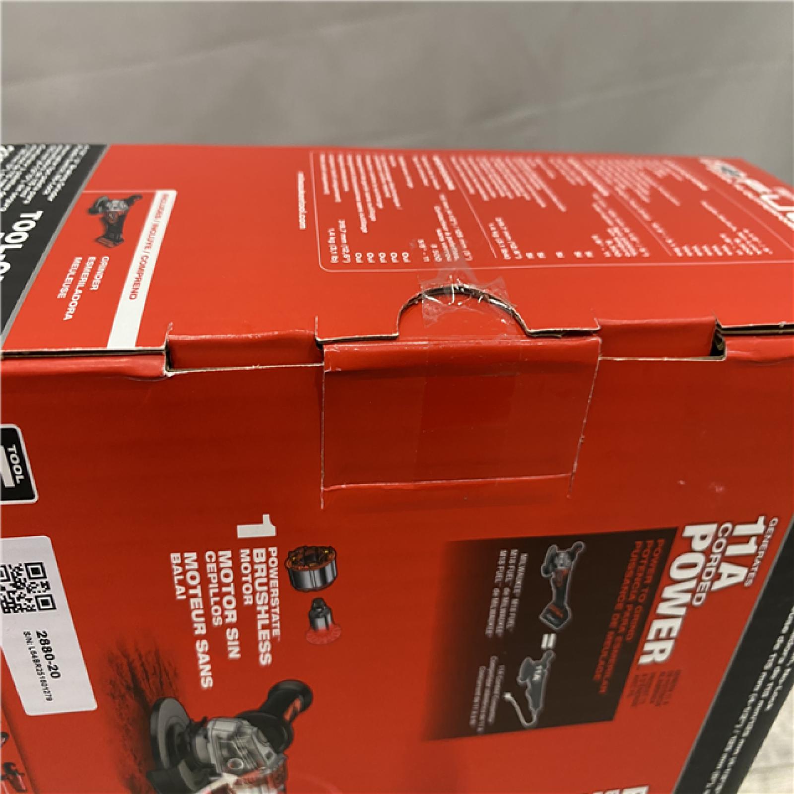 NEW - Milwaukee FUEL 18V Lithium-Ion Brushless Cordless 4-1/2 in./5 in. Grinder w/Paddle Switch (Tool-Only)