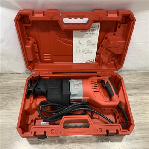 AS-IS Milwaukee 6538-21 15.0 Amp Super Sawzall Reciprocating Saw with Carrying Case
