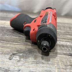 AS-IS Milwaukee FUEL 12V Lithium-Ion Brushless Cordless 1/4 in. Hex Impact Driver (Tool-Only)