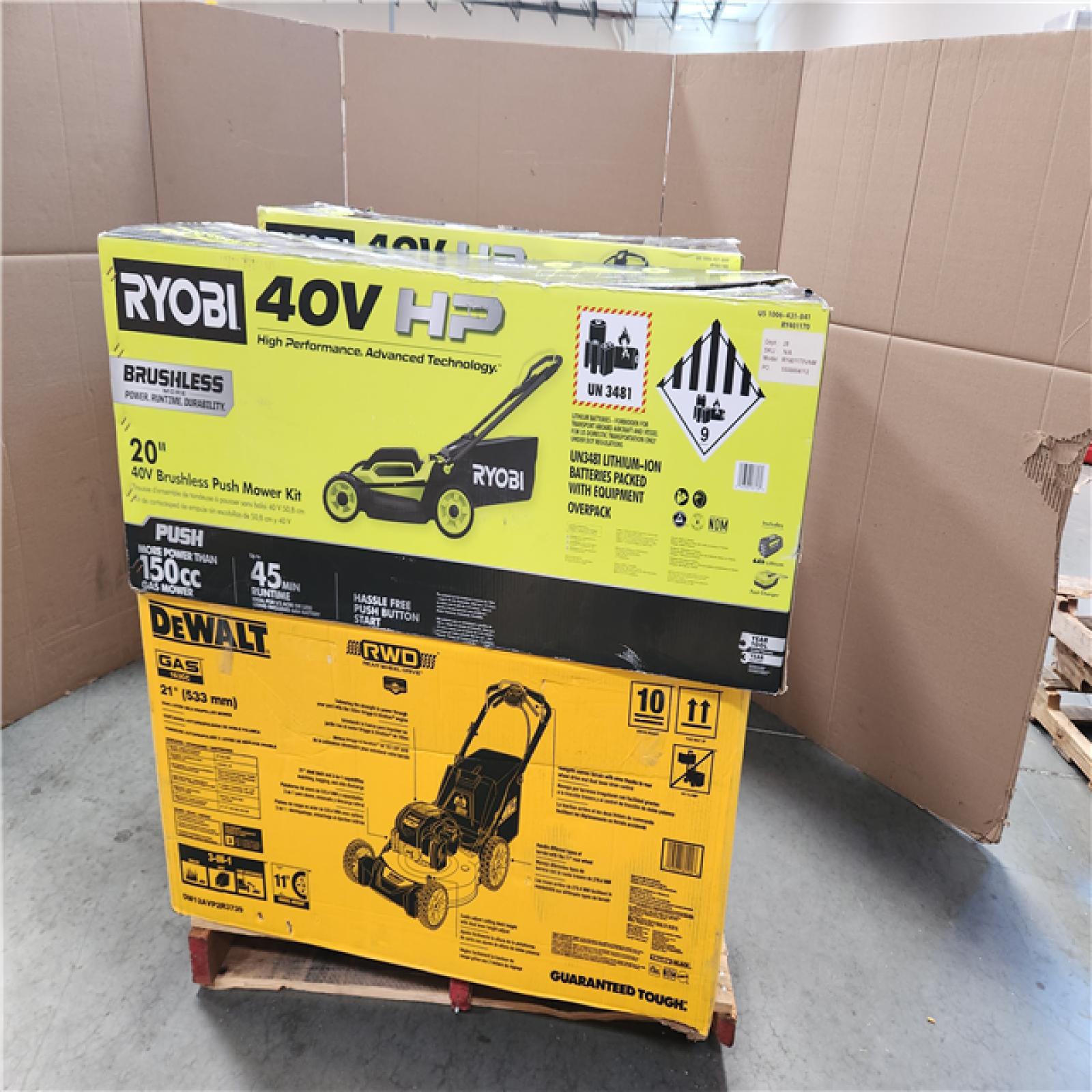 CALIFORNIA AS-IS OUTDOOR POWER EQUIPMENT