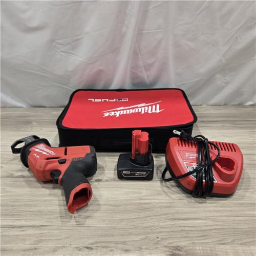 AS-IS Milwaukee M12 FUEL 12V  Cordless HACKZALL Reciprocating Saw Kit
