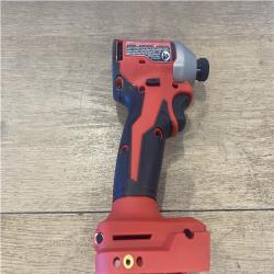 AS-IS Milwaukee 18V Lithium-Ion Compact Brushless Cordless 1/4 in. Impact Driver (Tool-Only)