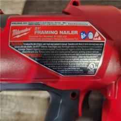 HOUSTON LOCATION - AS-IS (APPEARS LIKE NEW) Milwaukee 2744-20 M18 FUEL 3-1/2 in. 18V 21-Degree Lithium-Ion Brushless Cordless Framing Nailer (Tool-Only)