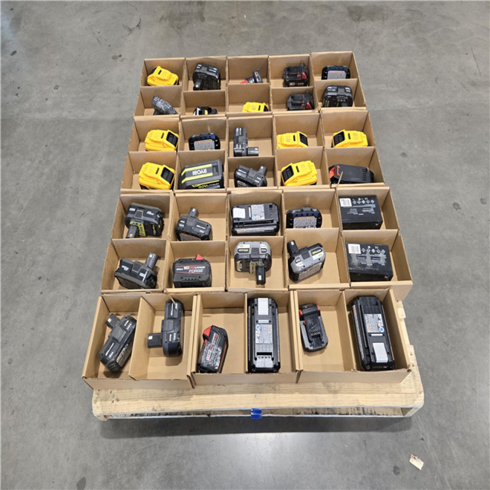 DALLAS LOCATION- AS-IS BATTERY PALLET
