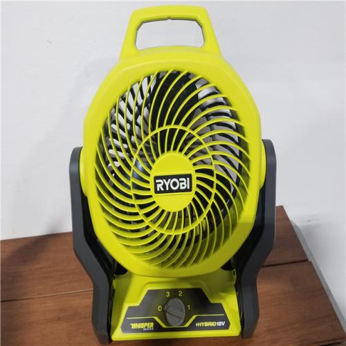 CALIFORNIA NEW RYOBI ONE+18V HYBRID 7.5FAN TOOL ONLY