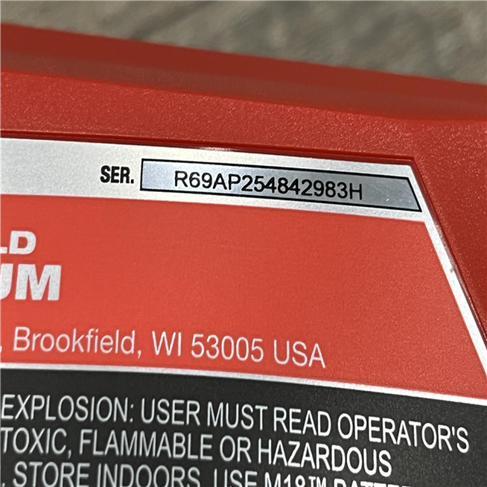 AS-IS Milwaukee 18-Volt Lithium-Ion Brushless Bagless Cordless HEPA Handheld Vacuum (Vacuum Only)