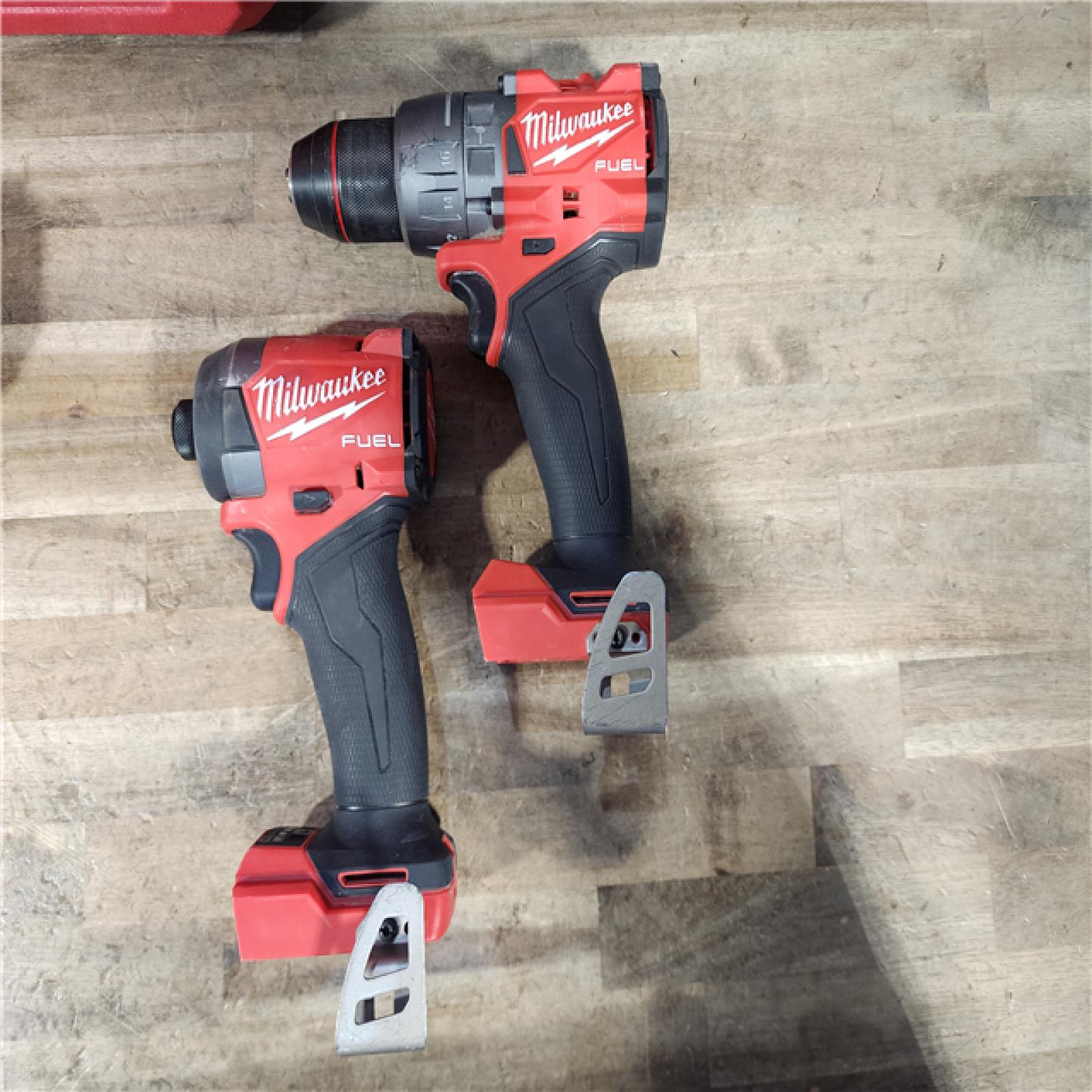 HOUSTON LOCATION - AS-IS Milwaukee FUEL 18V Lithium-Ion Brushless Cordless Hammer Drill and Impact Driver Combo Kit