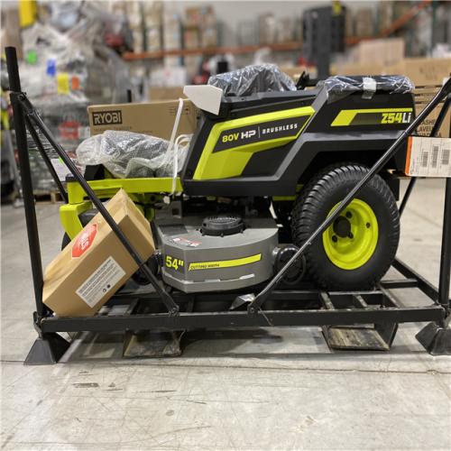 DALLAS LOCATION - RYOBI 80V HP Brushless 54 in. Battery Electric Cordless Zero Turn Riding Mower (3) 80V Batteries (4) 40V Batteries and Charger