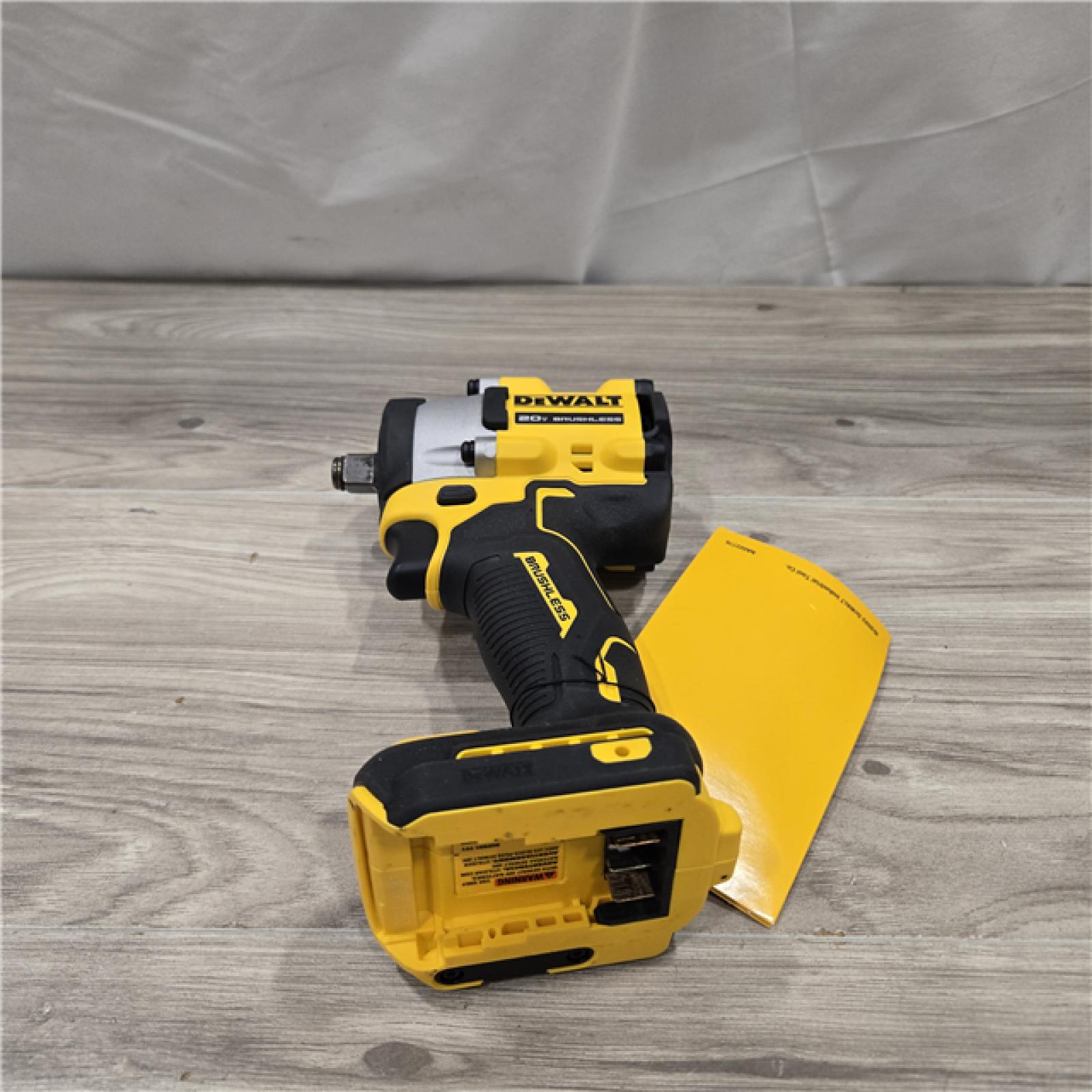 AS-IS DEWALT ATOMIC 20V MAX Cordless 1/2 in. Variable Speed Impact Wrench (Tool Only)