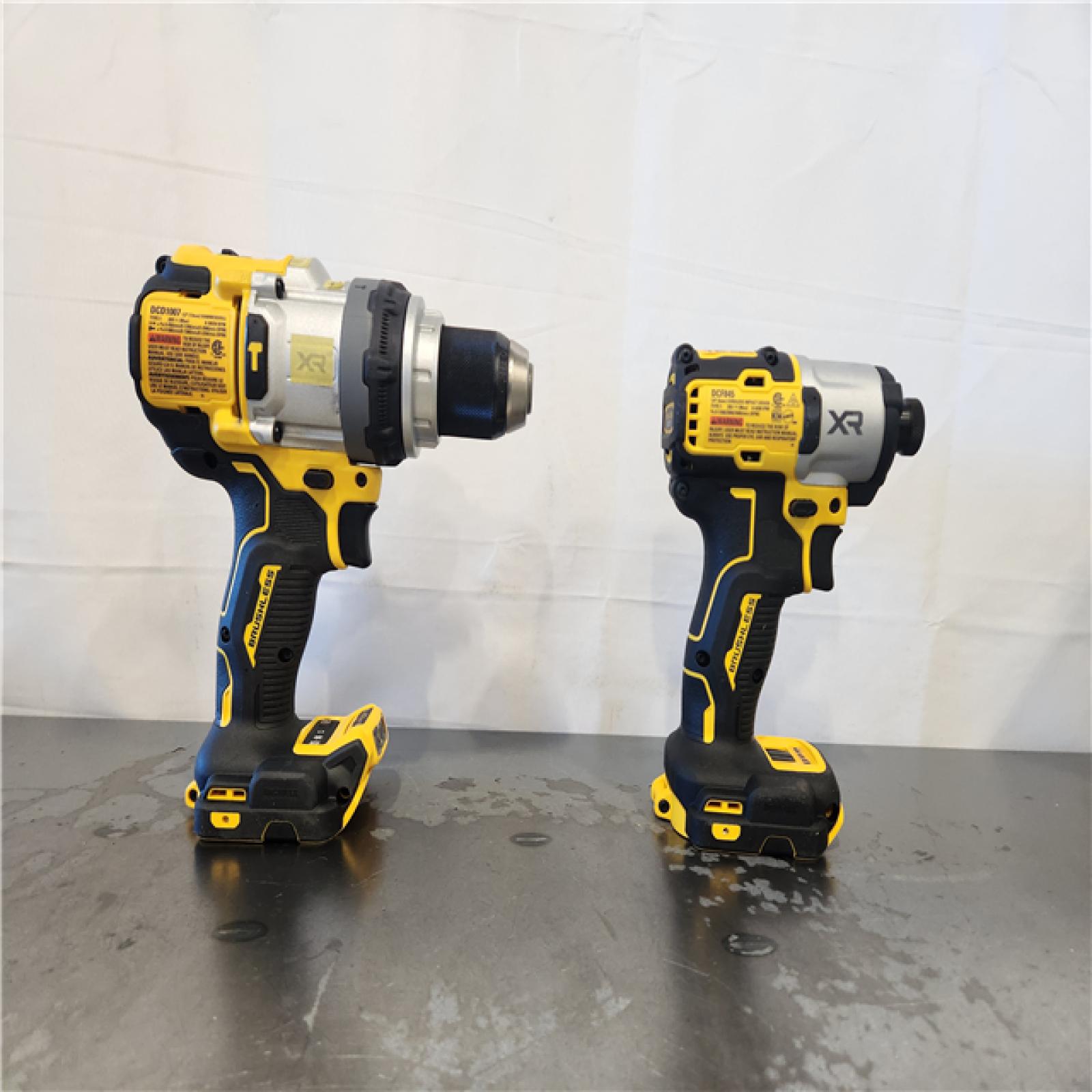 AS-IS- DEWALT 20V MAX XR 2-Tool Combo Kit with POWERPACK - DCK2101QQ2