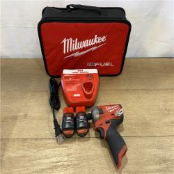 AS-IS Milwaukee FUEL SURGE 12V Lithium-Ion Brushless Cordless 1/4 in. Hex Impact Driver Compact Kit