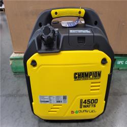 CALIFORNIA AS-IS  CHAMPION 4500 STARTING WATTS/ 3250 RUNNING WATTS GENERATOR INVERTER