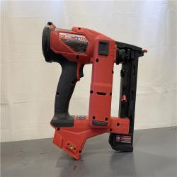 AS-IS - MILWAUKEE FUEL 18-Volt Lithium-Ion Brushless Cordless 18-Gauge 1/4 in. Narrow Crown Stapler