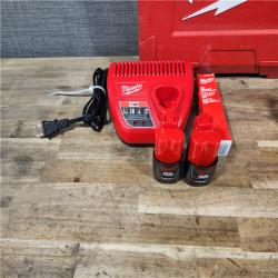 HOUSTON LOCATION - AS-IS M12 12-Volt Lithium-Ion Cordless PEX Expansion Tool Kit with (2) 1.5 Ah Batteries  (3) Expansion Heads and Hard Case