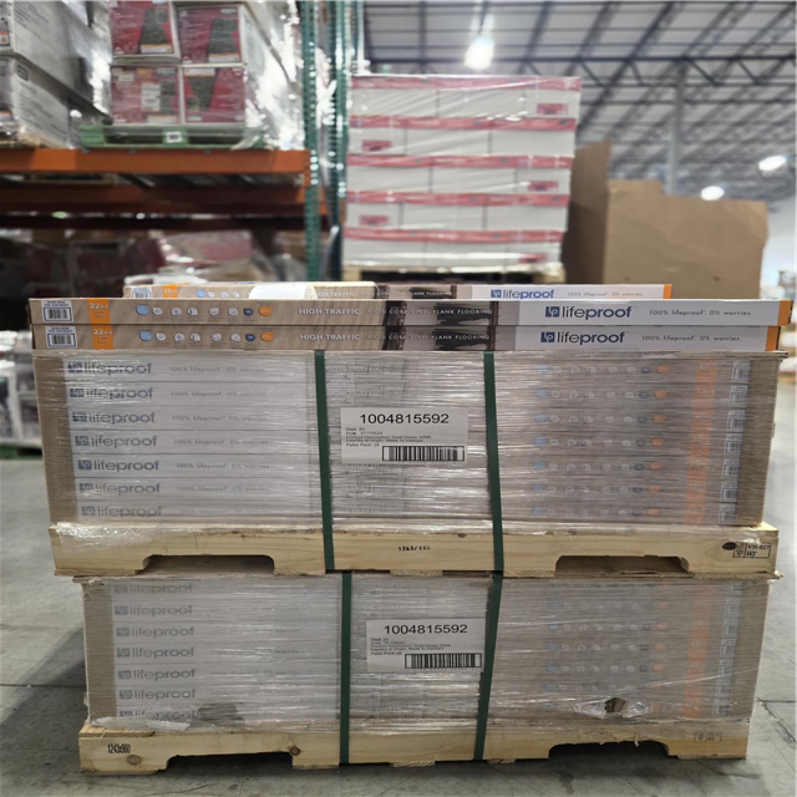DALLAS LOCATION - Lifeproof Dusk Cherry 22 MIL x 8.7 in. W x 48 in. L Click Lock Waterproof Luxury Vinyl Plank Flooring (20.1 sqft/case) PALLET-(65 CASES)