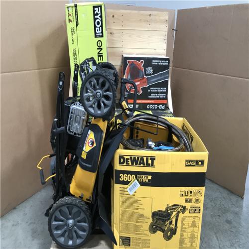 CALIFORNIA AS-IS OUTDOOR POWER EQUIPMENT