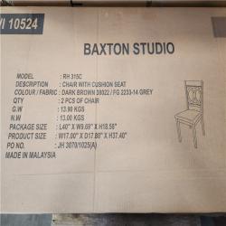 Phoenix NEW Baxton Studio Lenoir 7-Piece Grey Fabric Wood Dining Set (SEALED)