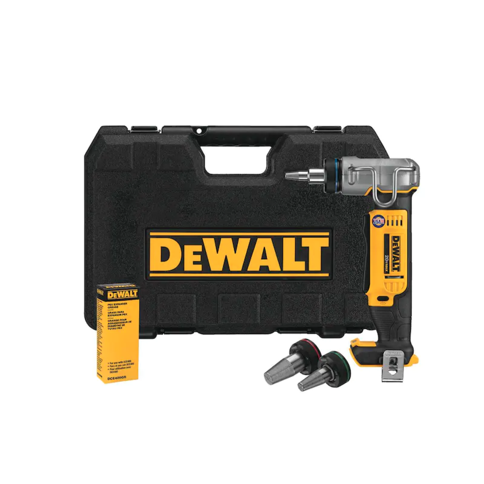 NEW! DEWALT 20V MAX Cordless 1 in. PEX Expansion Tool Kit