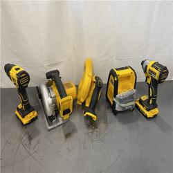 AS-IS - DEWALT 20-Volt Max Lithium-Ion 5-Tool Cordless Combo Kit