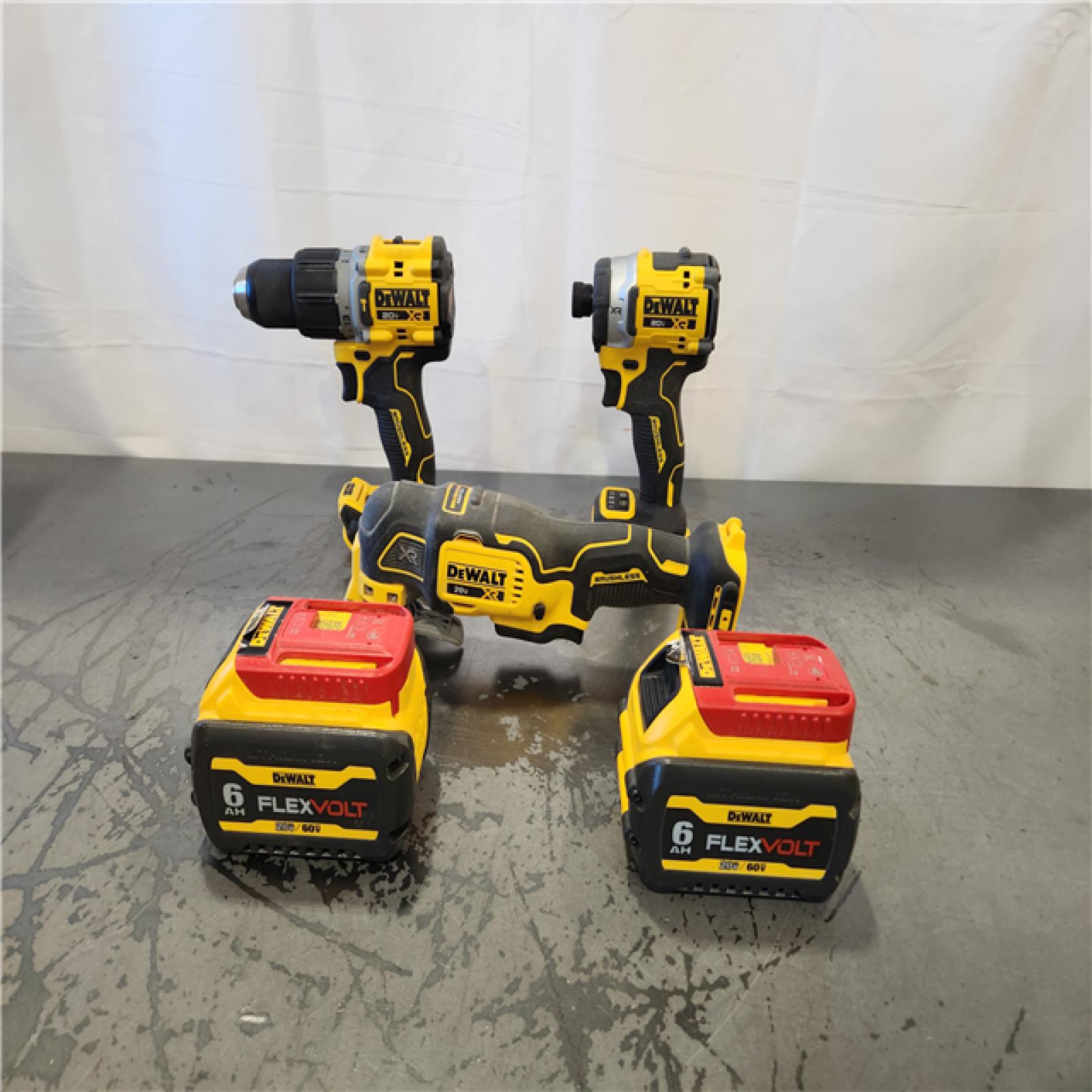 AS-IS- DEWALT 20V MAX Lithium-Ion Cordless 3-Tool Combo Kit