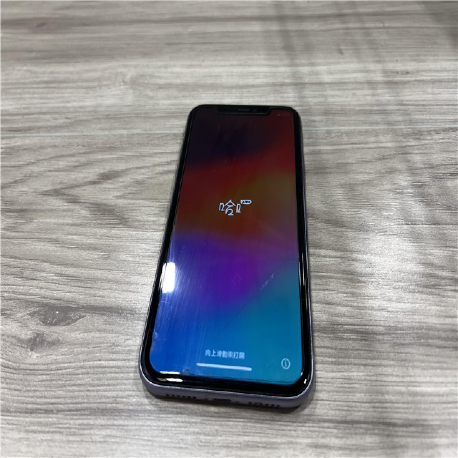 AS-IS Apple iPhone 11  128GB  Purple - MWKY2LL/A