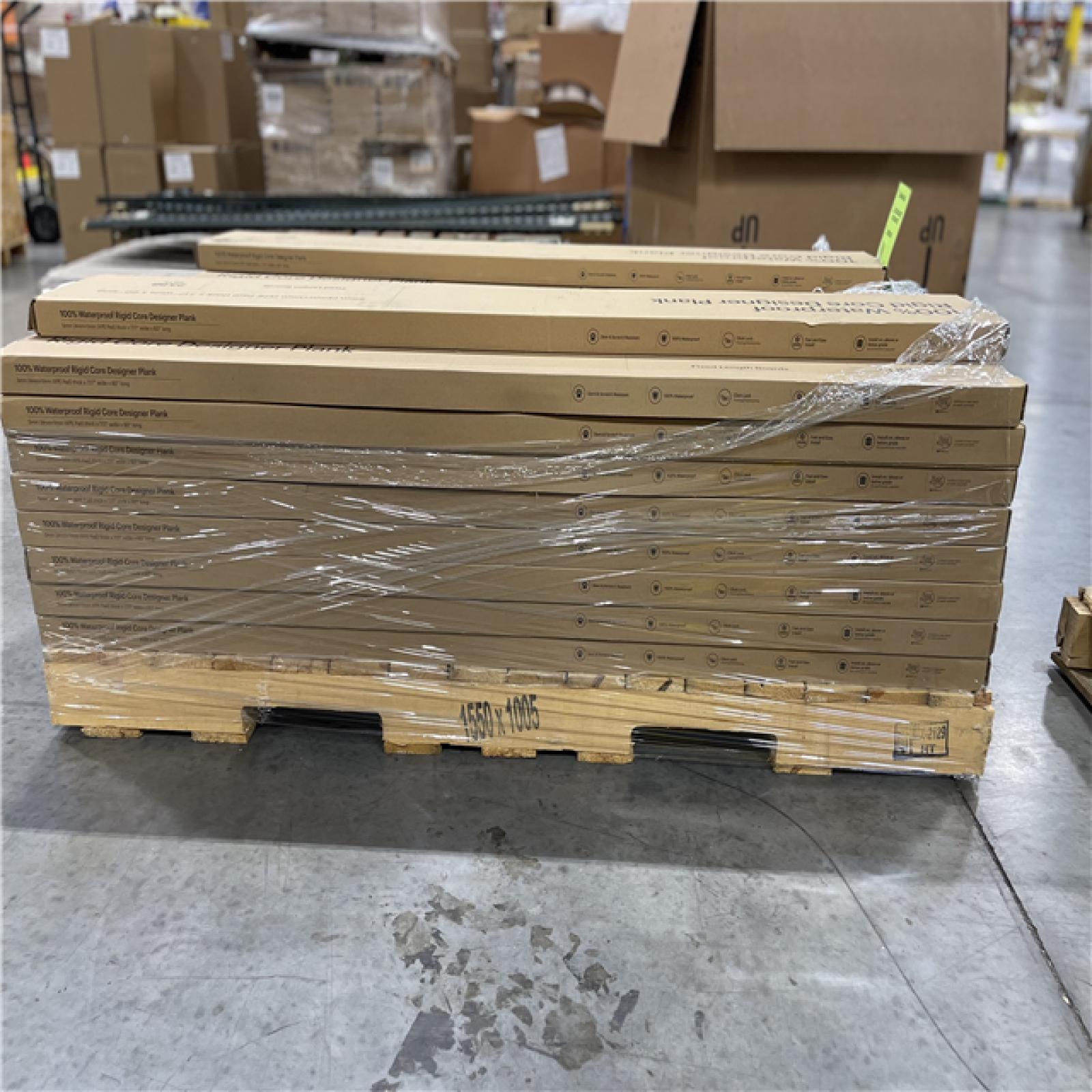 DALLAS LOCATION- RIGID CORE DESIGNER PLANK French Oak Fortuna (23.9 sq. ft./case) PALLET (42)