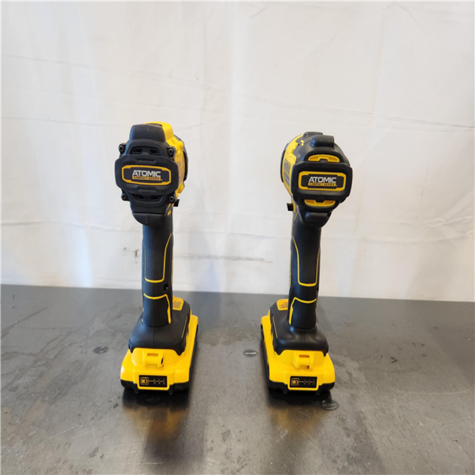 AS-IS- DEWALT ATOMIC 20-Volt MAX Lithium-Ion Cordless Combo Kit