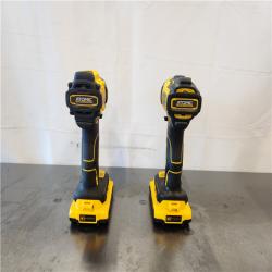 AS-IS- DEWALT ATOMIC 20-Volt MAX Lithium-Ion Cordless Combo Kit